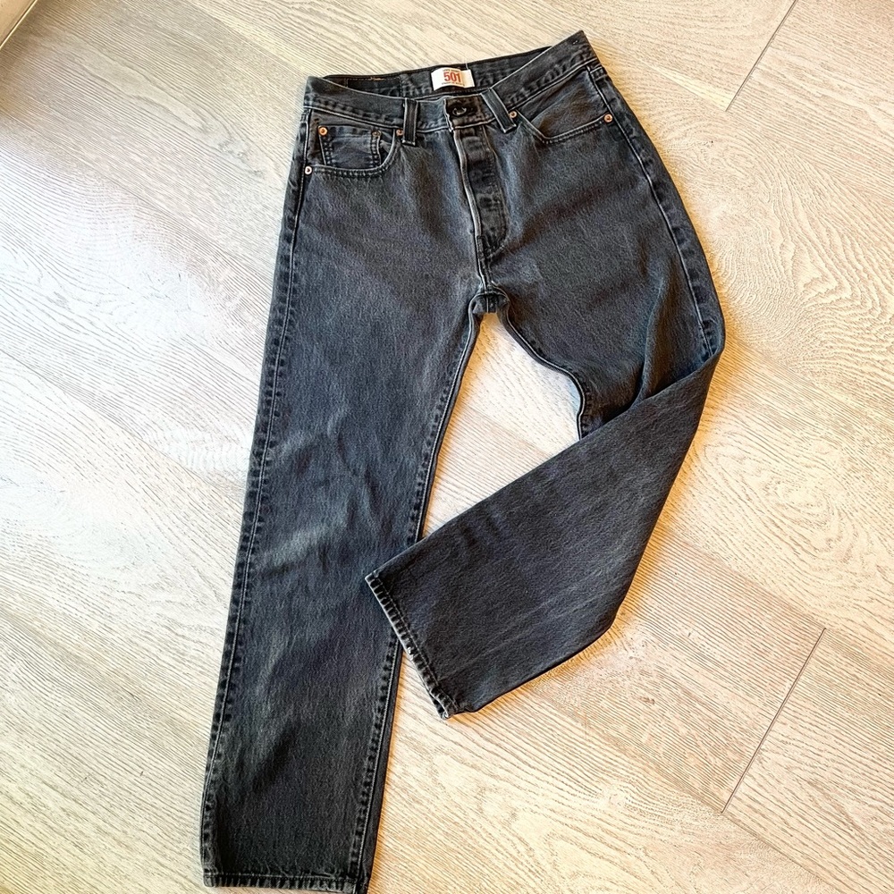 Levi’s 501 black jeans, 30x30